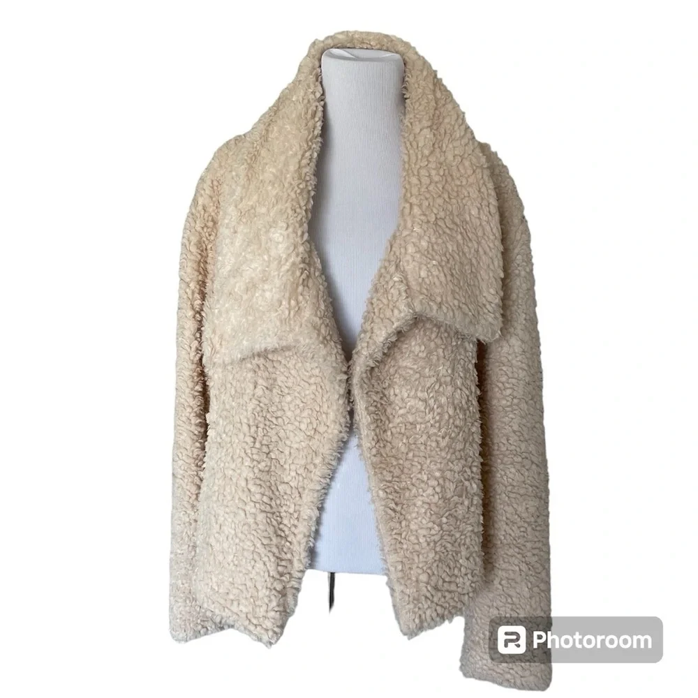 Cream Sherpa FAVLUX Jacket